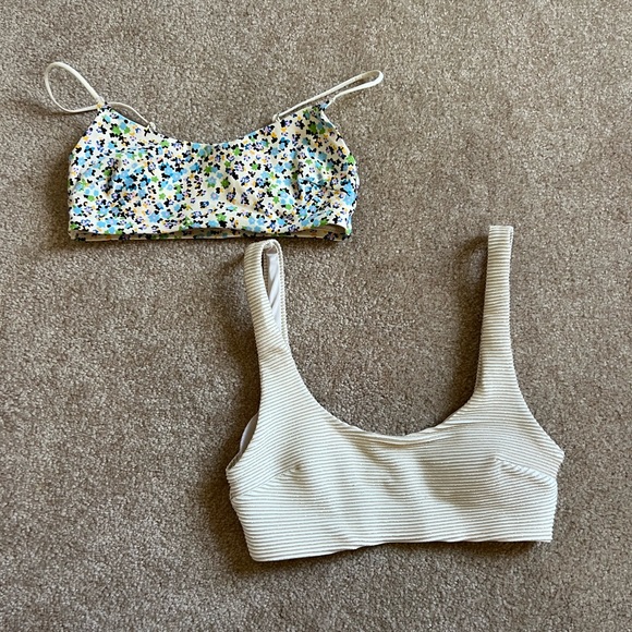 H&M Other - Floral and Gold Striped Women Tops Set